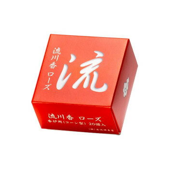 岩佐佛喜堂 流川香 煙が下に流れるお香 香炉用(コーン型) ローズ 20個入り (1568859)
