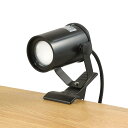 朝日電器 ELPA エルパ LEDクリップライト屋外用 防水仕様 電球色 ワイドクリップ SPOT-LWP301L