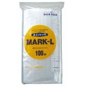 生産日本社 セイニチ チャック付ポリエチレン袋 ユニパック マーク0.04タイプ MARK-L 100枚 (1624192)