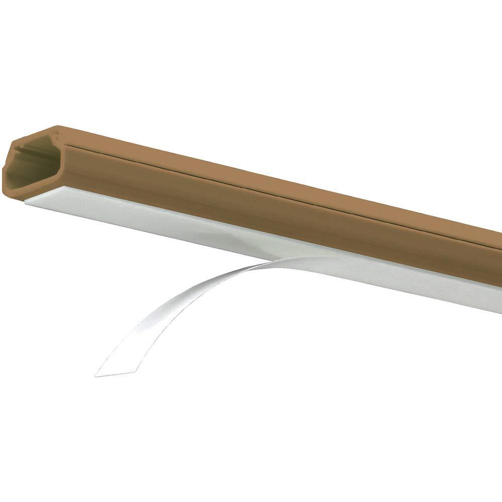 マサル工業 テープ付エフモール　4号　SFT46 テープツキモール 4 ブラウン