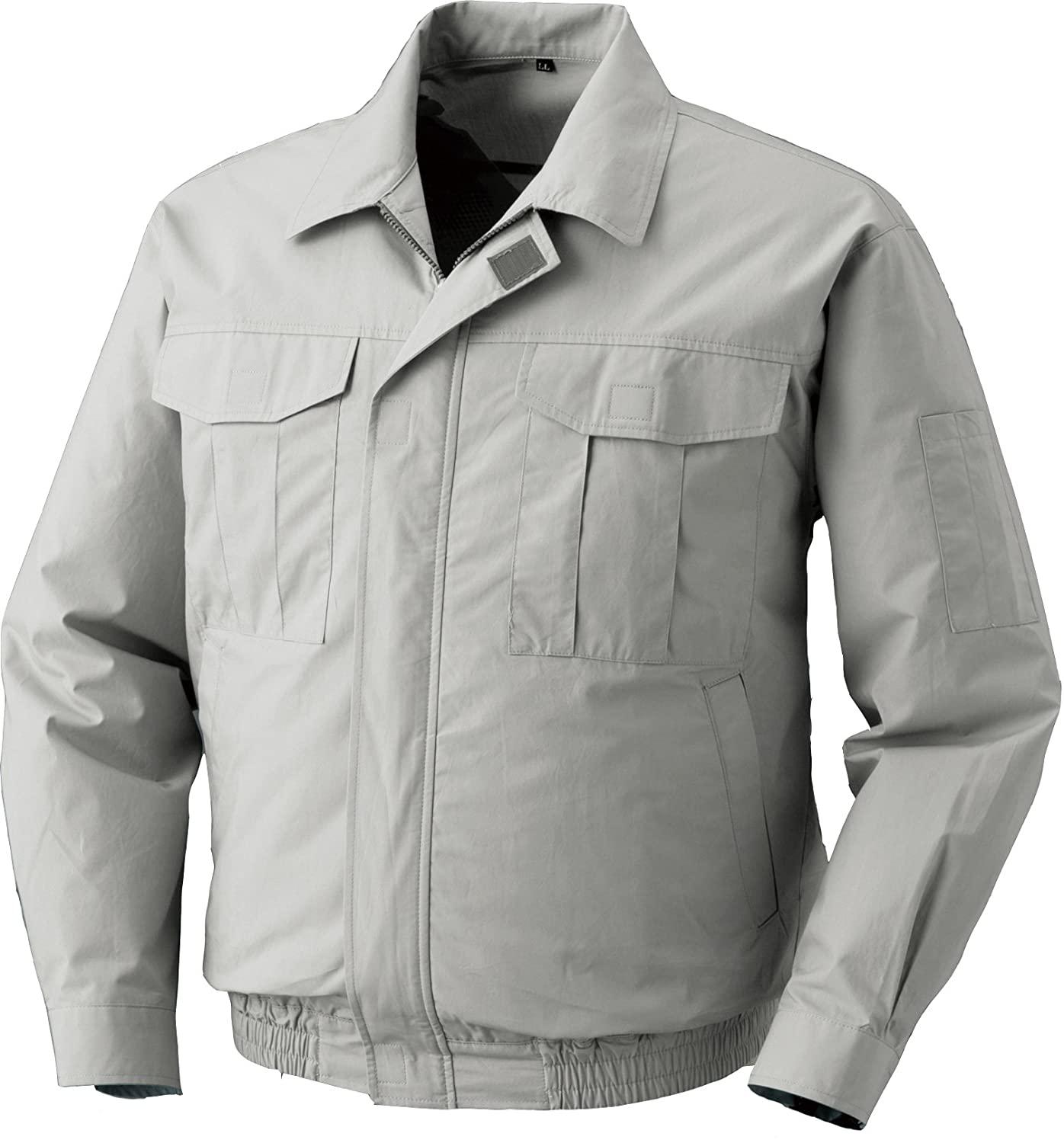 KUCHOFUKU 空調服 綿薄手ワークウエアのみ　シルバー　3L KU90550C06S5 1着