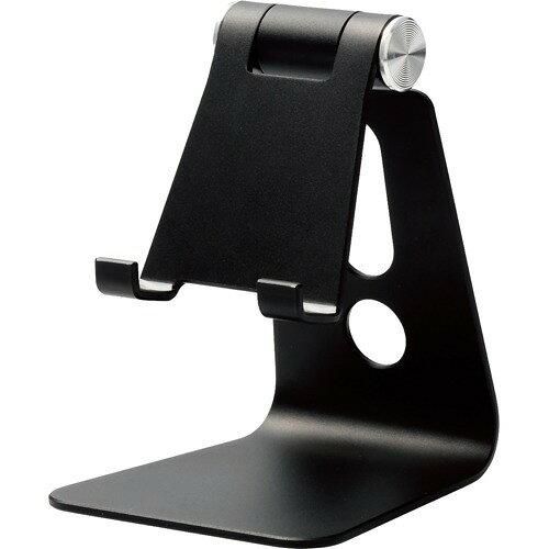 ELECOM エレコム タブレット用スタンド/アルミスタンド/角度調節可能/ブラック(TB-DSCHALBK)