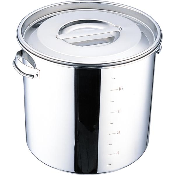 三宝産業 UK18−8目盛付　キッチンポット26cm【AKTA817】