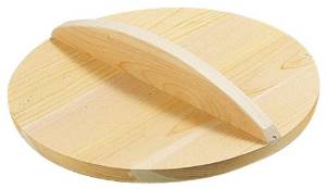 遠藤商事 厚手サワラ木蓋 （鉄餃子鍋27cm用）30cm用【AKB02030】