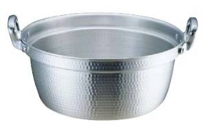 アカオアルミ アルミDON打出円付鍋48cm【AEV02048】