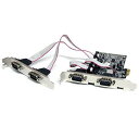 Startech 4 Port Native PCI Express RS232 Serial Adapter Card with 16550 UART(PEX4S553)(2)
