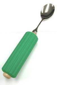 斉藤工業 ラクラクシリーズ 木製丸型ハンドルR−4 スプーン 小【OLK02003】