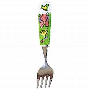 エンテック お子様フォーク（プラ柄） ゾウ【OOK07002】