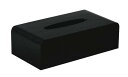 サイトーウッド 木製ティッシュボックス ブラックTS-03B【VTI3101】