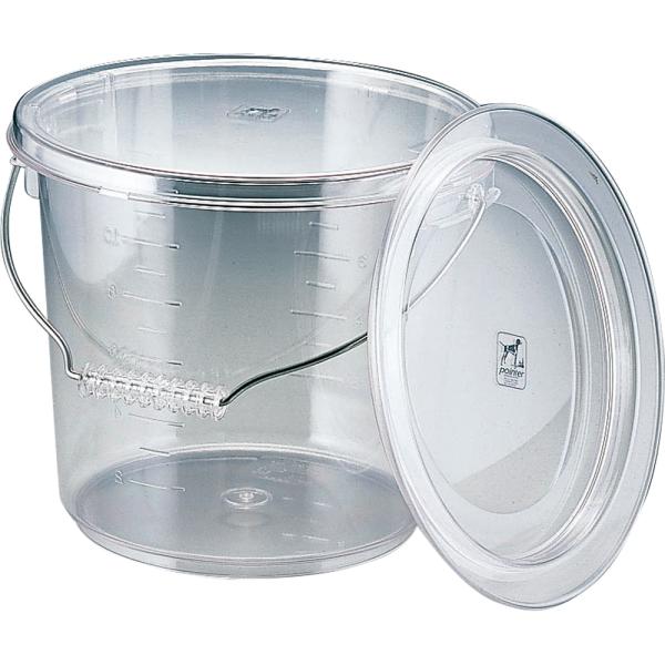 エンテック ポリカバケツ　PO−15A【KBK2801】