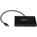STARTECH.COM Mini DP 1.2 - 3x HDMI MSTハブ MSTMDP123HD(MSTMDP123HD)(2)