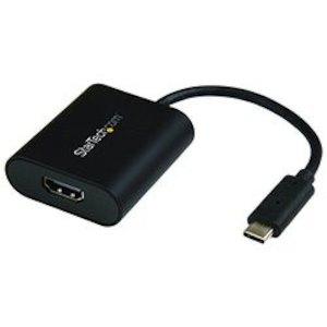 Startech USB-C - HDMI変換アダプタ プレゼンテーション・モード切替スイッチ(CDP2HD4K60SA)