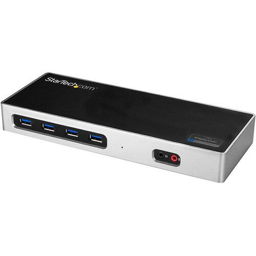 STARTECH.COM StarTech.com デュアル4Kモニタ対応ドッキングステーション 2x HDMI/60Hz 2x DisplayPlay/60Hz USB-C/USB 3.0 DK30A2DH