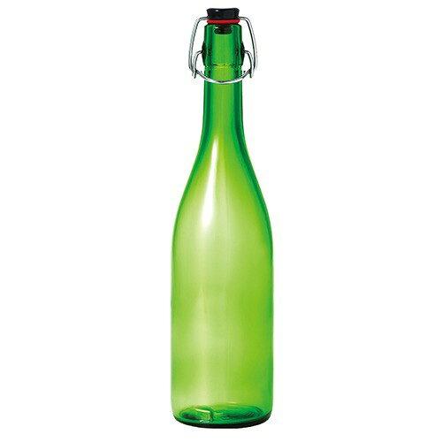 石塚硝子 スイングストッパーボトル720mL　エメラルドグリーン【PSI3301】