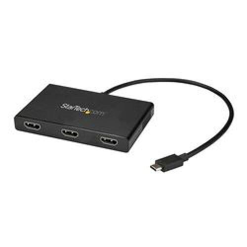 STARTECH.COM USB-C - 3ݡHDMIޥ˥ץå MSTCDP123HD(MSTCDP123HD)