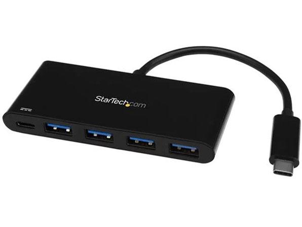 STARTECH.COM 4ポート増設USB 3.0ハブ USB-C接続 USB給電 HB30C4AFPD(HB30C4AFPD)