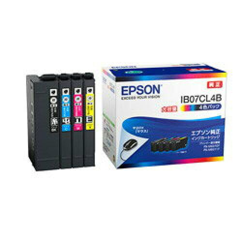 Refill Ink - EPSON エプソン インクカートリッジ(4色パック)/大容量インク(IB07CL4B)