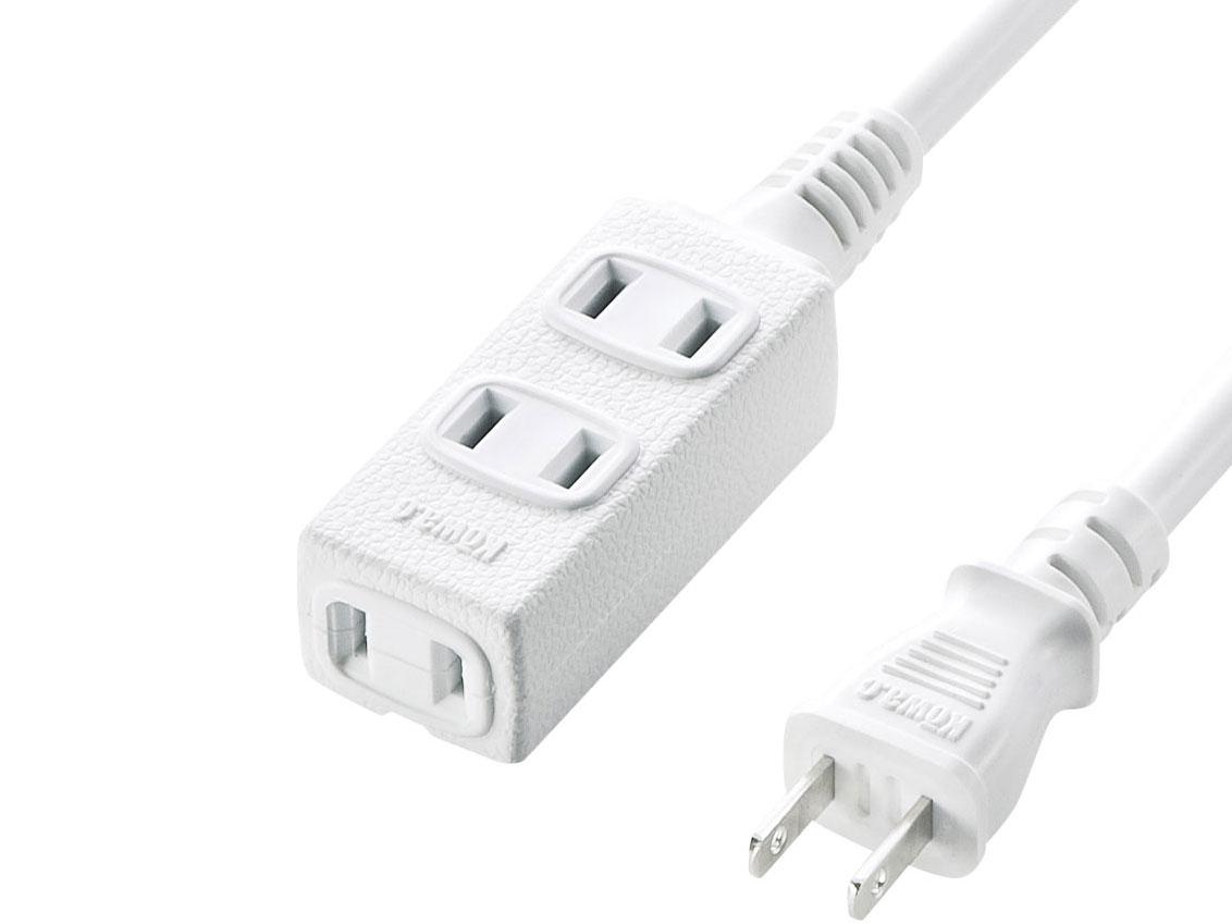 SANWASUPPLY サンワサプライ スリム電源延長コード　TAP-EX34-5WN