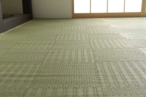 IKEHIKO 純国産 い草 上敷き カーペット 格子柄 本間6畳 (約286×382cm) IKEHIKO 純国産 い草 上敷き カーペット 格子柄 本間6畳 (約286×382cm)