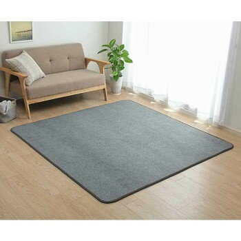 イケヒコ ラグ 下敷き 滑り止め 滑りにくい ボリューム クッション性 約180×180cm ホットカーペット対応