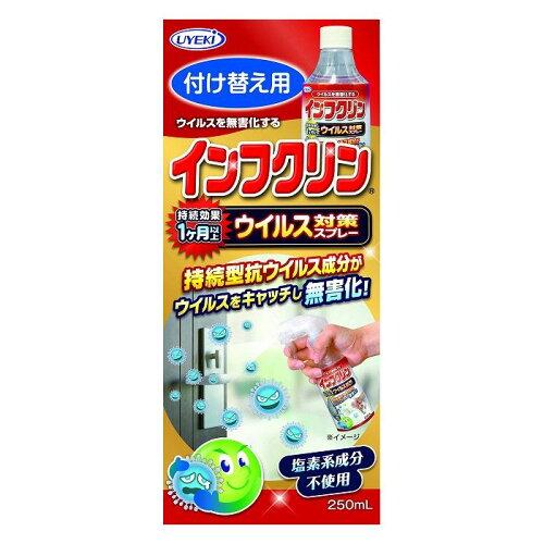 UYEKI(ウエキ) インフクリン 250ml 付替えボトル ウイルス対策 スプレー A-IN-0600 (1639174)