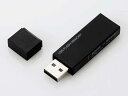 ELECOM エレコム USBメモリー USB2.0対応 セキュリティ機能対応 64GB ブラック / MF-MSU2B64GBK(2)