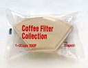 カナエ紙工(Kanaeshiko) コーヒーフイルター(100枚入)1〜2人用【FKCL701】