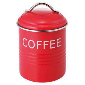 佐藤金属興業(Satokinzoku) 佐藤金属興業 SALUS 保存容器 バーネット キャニスター 赤 COFFEE
