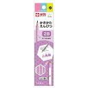 サクラクレパス 鉛筆 小学生文具 かきかた鉛筆 2B 六角 ラベンダー 12本 G6エンピツ2B#24