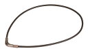 phiten(ファイテン) 【羽生結弦選手愛用商品】ファイテン(phiten) ネックレス RAKUWAネック メタックス チョッパーモデル ブラウン 40cm