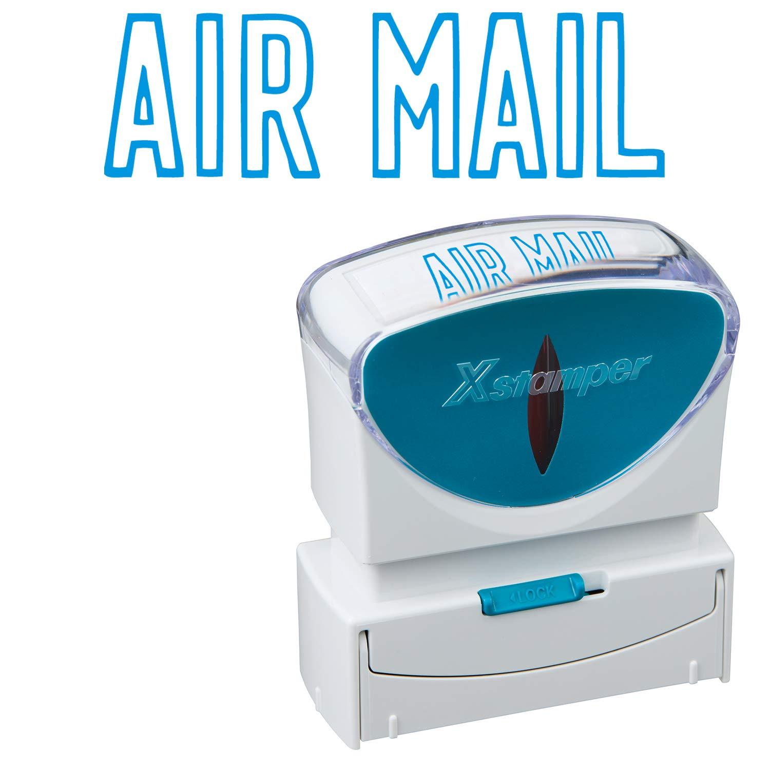 シャチハタ スタンプ ビジネス用 キャップレス B型 藍 AIR MAIL X2-B-10013