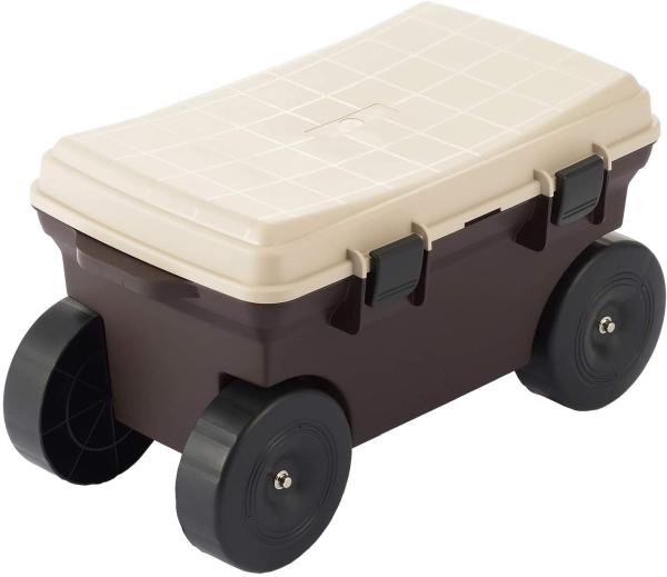 ベストコ(Bestco) フィールドカート トレー付 ボタニカルスタイル MA-2221 51×30.5×28.5cm ブラウン