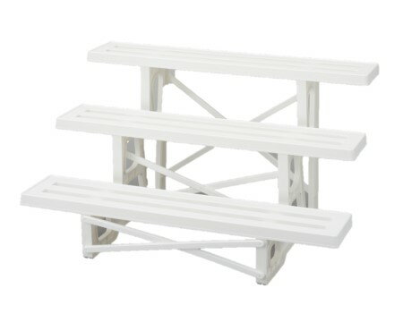 グリーンパル フラワースタンド3段900 ホワイト