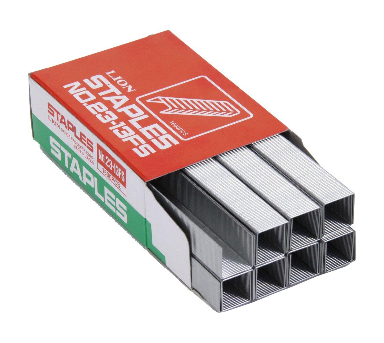ライオン事務器 ホチキス つづり針 No.23-13FS針 1600本