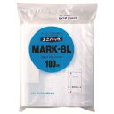 生産日本社 セイニチ チャック付ポリエチレン袋 ユニパック マーク0.08タイプ MARK-8L 100枚 (1624202)