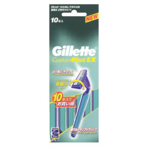 P&G(プロクター・アンド・ギャンブル) ジレット カスタムプラスEX首振10本 64511