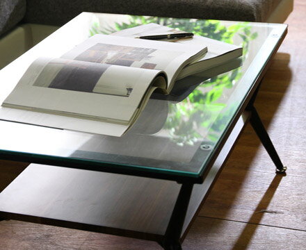 FUIBOEKI 不二貿易 ガラスリビングテーブル クレア 120幅 DBR 型番:CLARA120 色:DBR