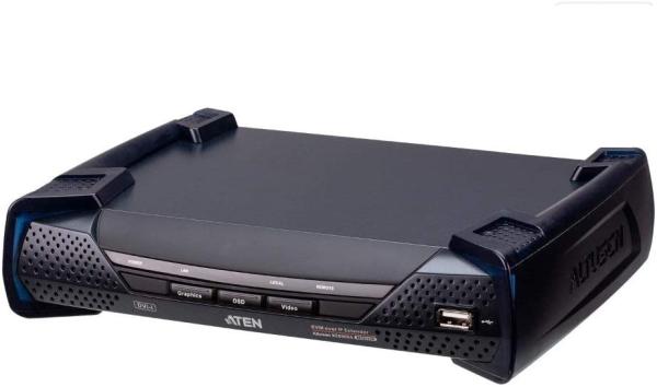 ATEN DVI-I シングルディスプレイ IP-KVMレシーバー(デュアル電源/LAN対応) KE6900AR