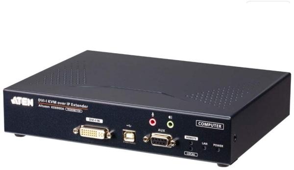ATEN DVI-Iシングルディスプレイ IP-KVMトランスミッター(デュアル電源/LAN対応) KE6900AT