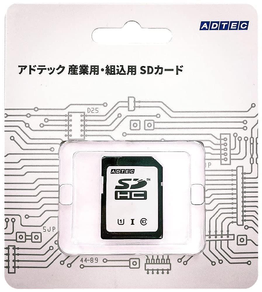 アドテック EHC08GPBWHBECDAZ ADTEC 産業用 SDHC 8GB Class10 UHS-I U1 aMLC(EHC08GPBWHBECDAZ)