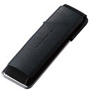 ELECOM エレコム エレコム スマホバンド 落下防止 レザー スタンド機能 ブラック P-STBLSBK