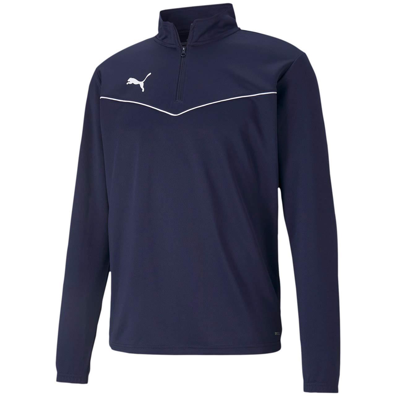 PUMA プーマ TEAMRISE_1/4_ジップトップ (657643) [色 : PEACOAT-PUMA] [サイズ : XL]