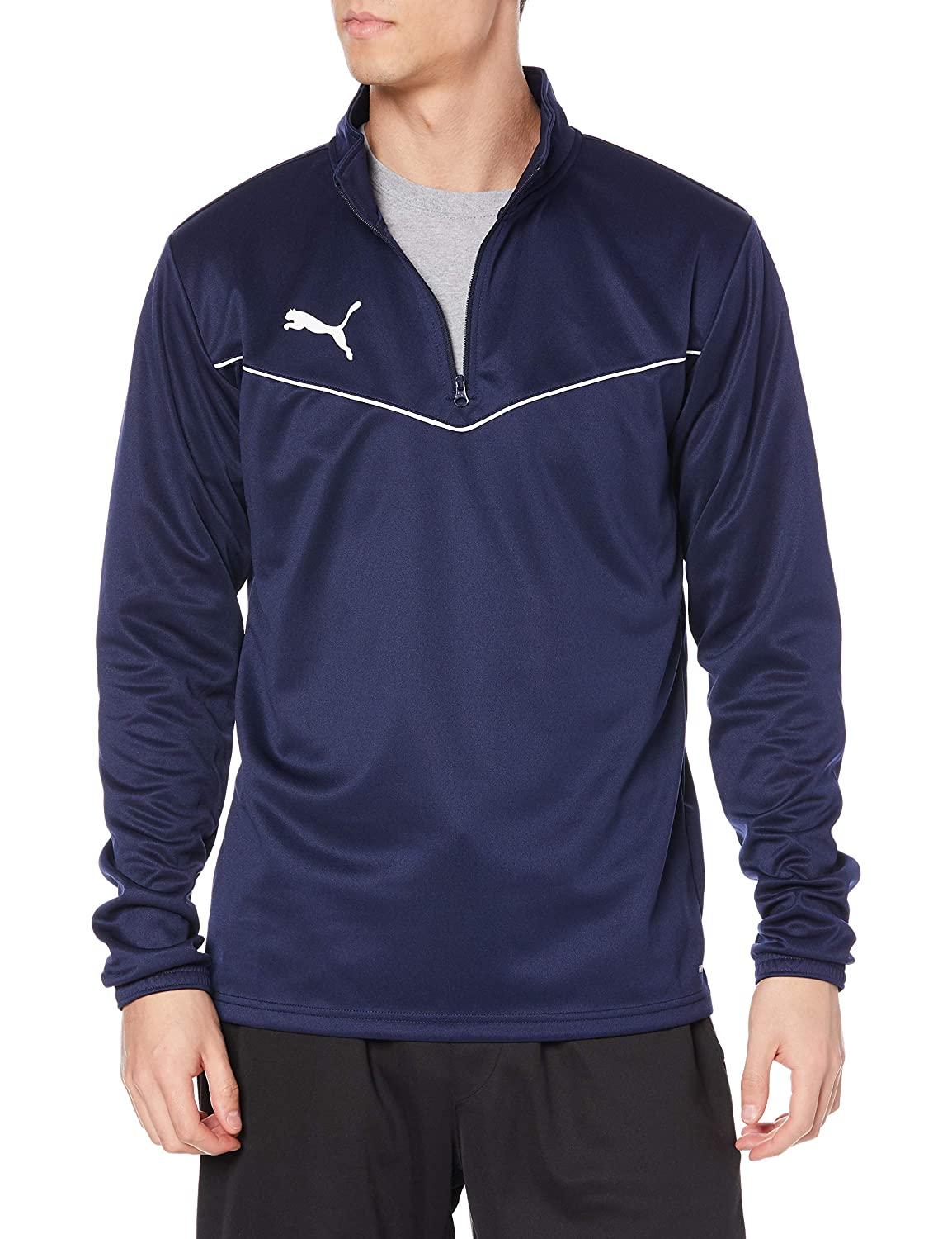 PUMA プーマ TEAMRISE_1/4_ジップトップ (657643) [色 : PEACOAT-PUMA] [サイズ : XXL]