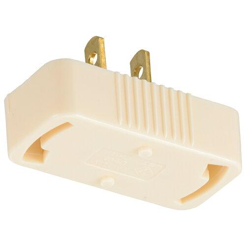 OHM オーム電機 角型引掛プラグアダプター(600Wまで) HS-LH05【入数:5】