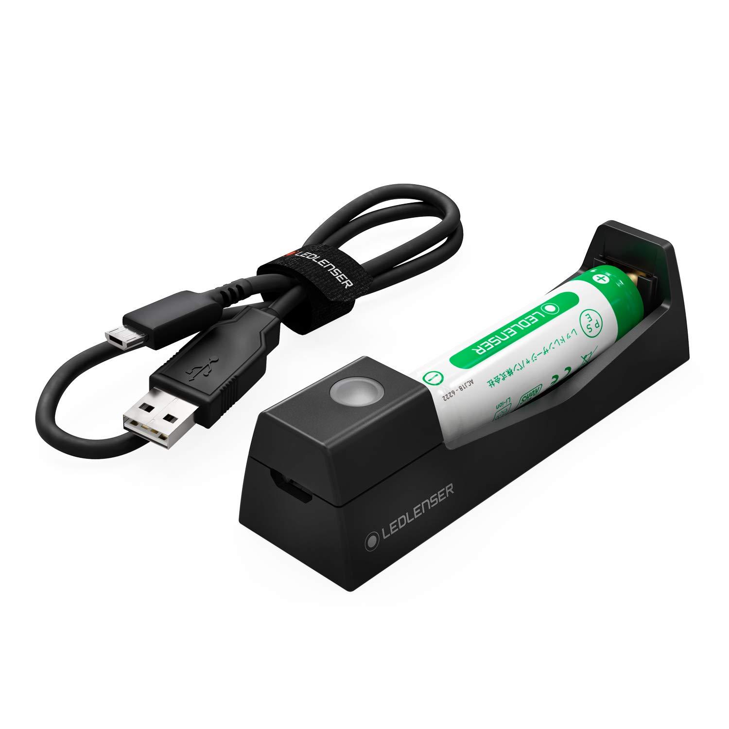 Ledlenser(レッドレンザー) バッテリー＆チャージャーセット MH3/MH4/MH5用 USB充電式 日本正規品