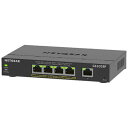 NETGEAR ネットギア SOHO家庭向けPoE+対応 63Wギガビット5Pアンマネージプラススイッチ(GS305EP-100JPS)