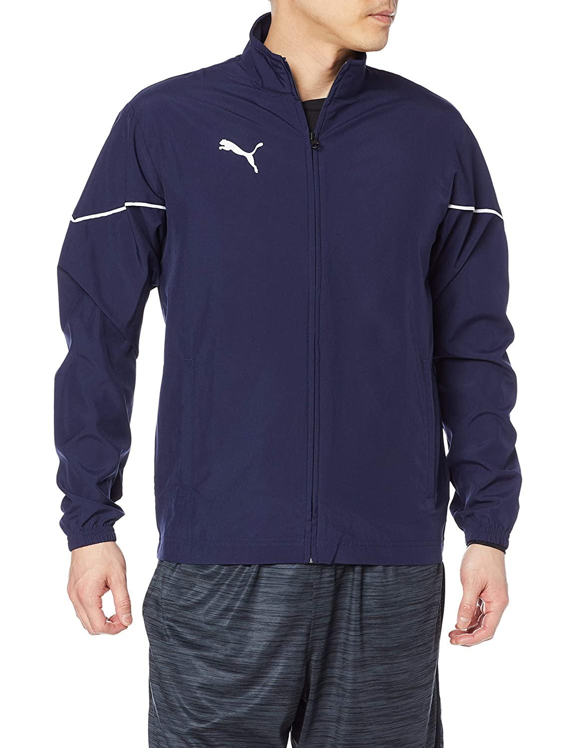 PUMA プーマ TEAMRISE_ウーブンジャケット (657644) [色 : PEACOAT-PUMA] [サイズ : L]