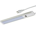 OHM オーム電機 【センサースイッチ式】LEDエコスリム 薄型1.4cm(長さ302mm/昼光色/500lm) LT-NLEST05D-HS