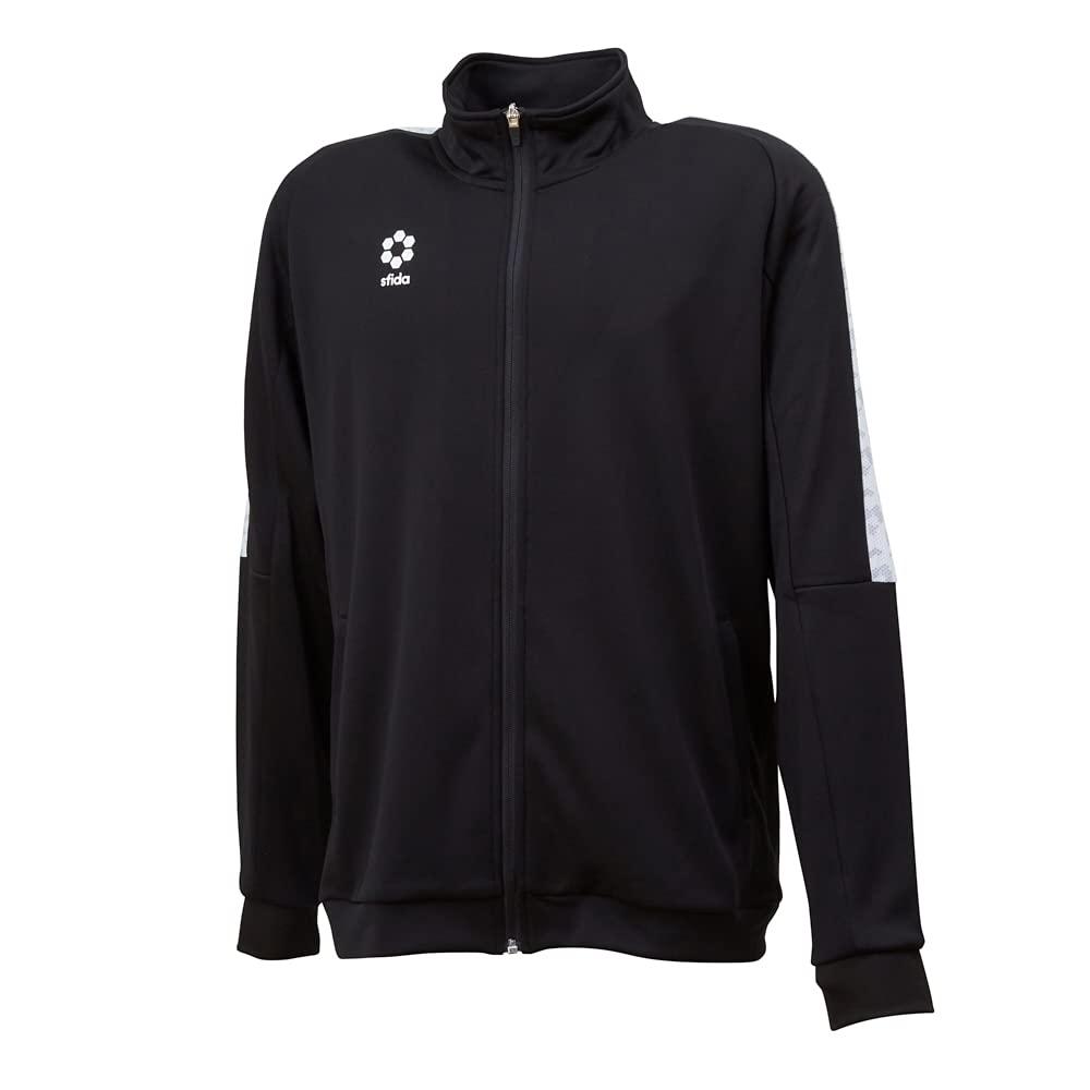 SFIDA(スフィーダ) BPウォームアップジャケット_JR (SA21812JR) [色 : BLK] [サイズ : 140]