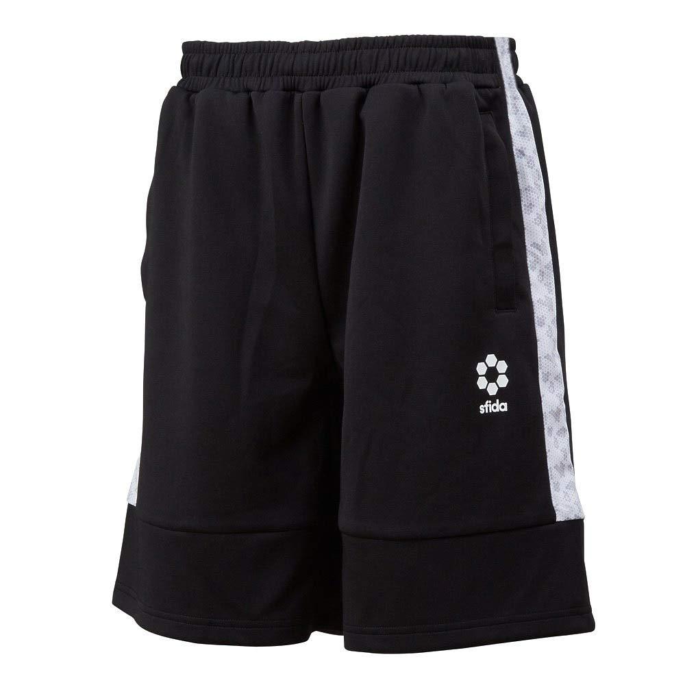 SFIDA(スフィーダ) BPウォームアップハーフパンツ_JR (SA21815JR) [色 : BLK] [サイズ : 150]
